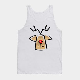 Little Red Nose Raindeer Tank Top